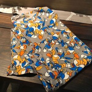 LuLaRoe DISNEY Donald Duck Tall and Curvy Leggings